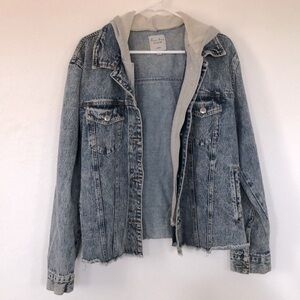 Denim Hooded Jacket